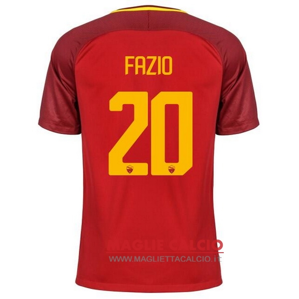 nuova maglietta roma 2017-2018 fazio 20 prima